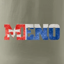 Slovenská vlajka - Váš nápis Slovenská vlajka - Váš nápis