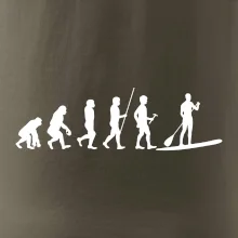 Evoluce paddleboard muž
