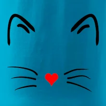 Mačka - srdce namiesto nosa