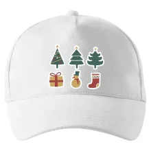 Vianočná sada - stromčeky a darčeky