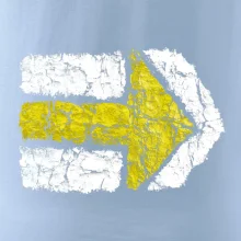 Párová turistická značka žlutá