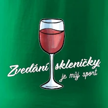 Zdvíhanie pohára je môj šport