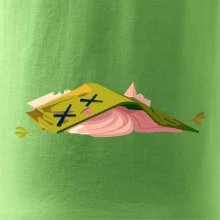 Kreslená kniha unavená