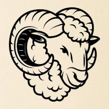 Čierna Hlava barana obrys