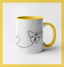 Dráha letu motýľa - srdce