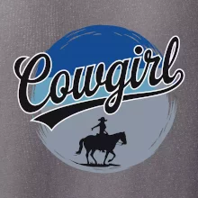 Cowgirl modrý pruh