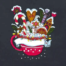 Vianočný Punč - hrnček (Pecka design)