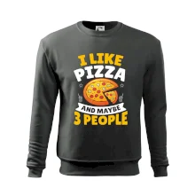 I like pizza and maybe 3 people