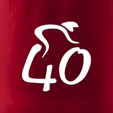 Cyklista oslavuje štyridsiatku (40)