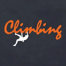 Climbing písací text