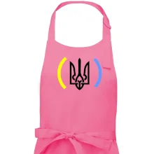 Ukrajina trojzubec s farbami Ukrajina trojzubec s farbami