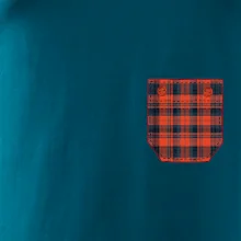 Flanelové triko červené