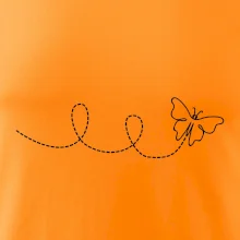 Dráha letu motýľa - slučka