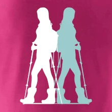 Nordic walking figúry - žena