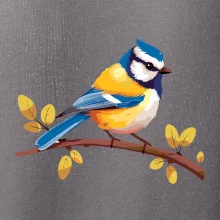 Sýkorka modrinka kreslená