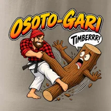 Osoto gari timber judo