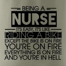 Being a nurse - bike