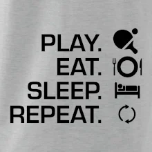 Stolný tenis - eat sleep