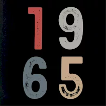 Vintage číslica 1965