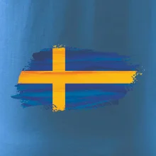 Švédska vlajka kreslená