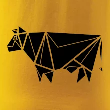 Origami krava z boku