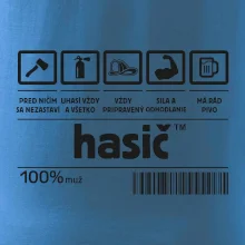 Čiarový kód - Hasič / hasička