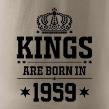 Kings are born in 1959 Kings are born in 1959