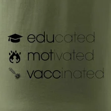 Educated motivated vaccinated Educated motivated vaccinated