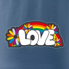 Love s dúhou v pozadí Love s dúhou v pozadí