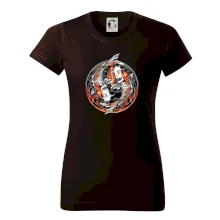 Yin & Yang Koi kapor - oranžový