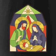 Vitráž - jasličky