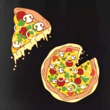 Pizza + Pizza kousek