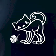 Mačka - Klbko - prsia Mačka - Klbko - prsia