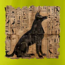 Egyptské hieroglyfy pes