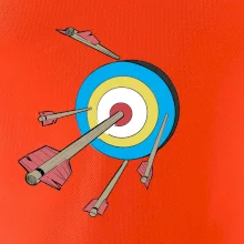 Šípy vo farebnom terči