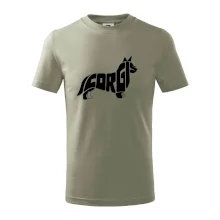 Corgi - nápis v tele