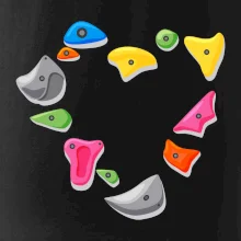 Lezenie na stene - srdce