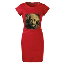 Albert Einstein so slúchadlami Albert Einstein so slúchadlami