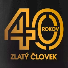 40 rokov zlatý človek