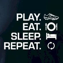 Play Eat Sleep Repeat fotbal
