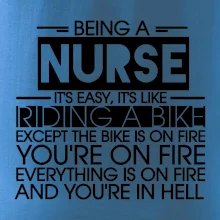 Being a nurse - bike Being a nurse - bike