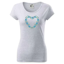 Modré tulipánové srdiečko (Pecka design)