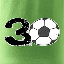 Futbal okrúhle narodeniny 30