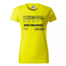 Čiarový kód - Vodič nákladiaku