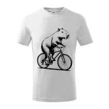 Kapybara na kole černá