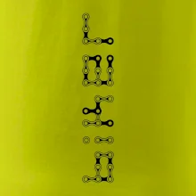 Biker nápis na výšku reťaz