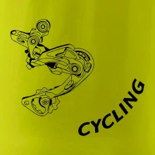 Cycling nápis šikmo