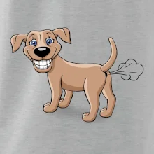 Prdiace pes kreslený (Hana-creative)