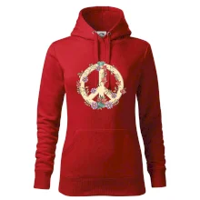 Peace symbol pieskový