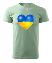 Ukrajina srdce vlajka